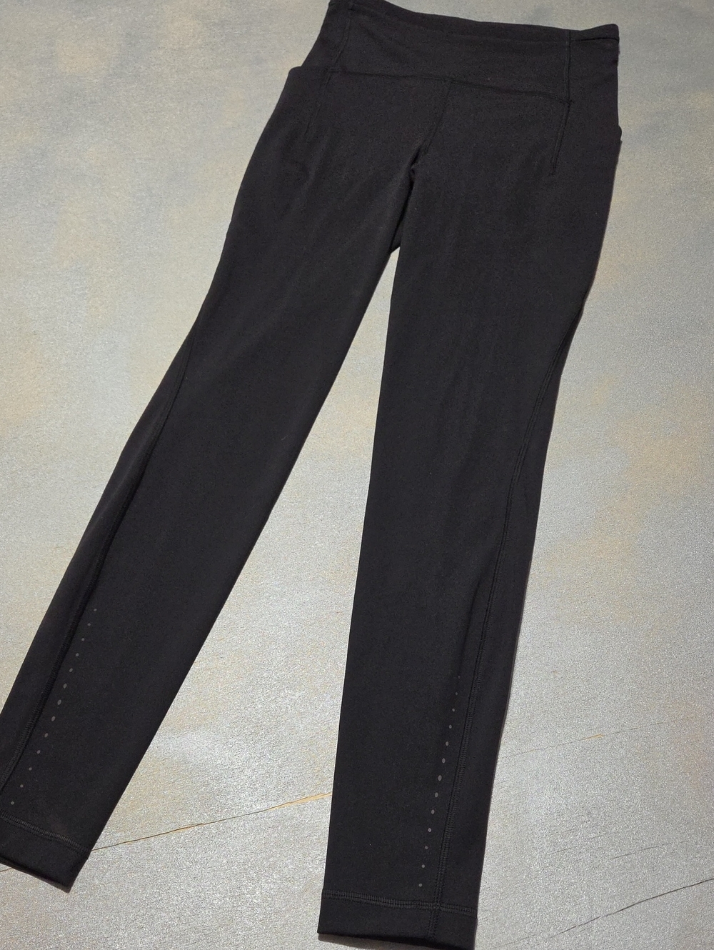 lululemon athletica Black High-Rise Leggings with Side Perforation NWOTS